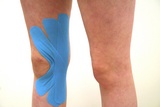 kinesiotaping: mediale band taping